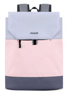Mack Zen Eco Mce-1302 13-14 inç Kumaş Su Geçirmez Sırt Laptop Çantası Gri-Pembe