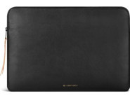 Comfyable 13.3-14 inç Deri Su Geçirmez Kılıf Laptop Çantası Siyah