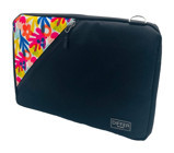 Differ Studio Sulu Boya Desenli 13-14.9 inç Kumaş Su Geçirmez Kılıf Laptop Çantası Siyah