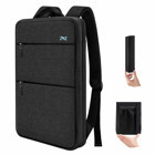 Zinz B05K01 15.6 inç Pet Su Geçirmez Sırt Laptop Çantası Siyah