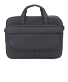 Case Club Basic 15.6 inç Kumaş Su Geçirmez El-Omuz Laptop Çantası Siyah