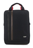 Case Club 13.3-14 inç Kumaş Su Geçirmez Sırt Laptop Çantası Kahverengi-Siyah
