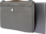 Minbag Michael 530-04 15 inç Polyester Su Geçirmez El-Omuz Laptop Çantası Gri