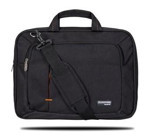 Classone Ul160 13.6-15.6 inç Kumaş Su Geçirmez El-Omuz Laptop Çantası Siyah
