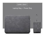 Gubisi 15 inç Kumaş Kılıf Laptop Çantası Koyu Gri