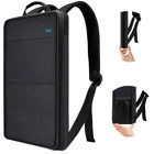 Zinz B02K01 13-14 inç Polyester Su Geçirmez Sırt Laptop Çantası Siyah