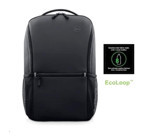 Dell Ecollop Essential CP3724 16 inç Polyester Su Geçirmez Sırt Laptop Çantası Siyah