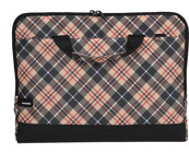 Moserini Taban Korumalı 15.6 inç Kumaş El-Omuz Laptop Çantası Kahverengi