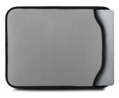 Arabulalaca A2681- A3113 13.6 inç Neopren Su Geçirmez Kılıf Laptop Çantası Gri