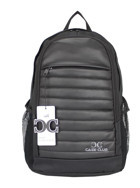 Case Club 15.6 inç Kumaş Su Geçirmez Sırt Laptop Çantası Gri-Siyah