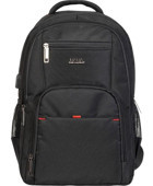 Case Club 14 inç Kumaş Su Geçirmez Sırt Laptop Çantası Siyah
