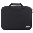 Szykd 11-12 inç Kumaş Su Geçirmez El-Omuz Laptop Çantası Siyah