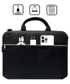 The Moda West 13-14.9 inç Kumaş El-Omuz Laptop Çantası Siyah