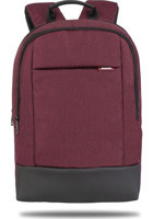 Classone Twin Color BP-TW1505  15.6 inç Kumaş Su Geçirmez Sırt Laptop Çantası Bordo