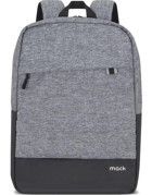 Mack Unicity Eco MCE-1104 15.6 inç Kumaş Su Geçirmez Sırt Laptop Çantası Gri