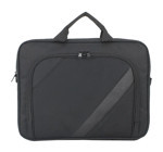 Case Club 17 inç Kumaş Su Geçirmez El-Omuz Laptop Çantası Siyah