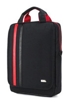 Case Club 15.6 inç Kumaş Su Geçirmez Sırt Laptop Çantası Kırmızı-Siyah