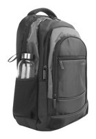 Addison 300116 15.6 inç Deri Sırt Laptop Çantası Siyah