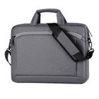 Wslcn 13 inç Oxford Kumaş Su Geçirmez El-Omuz Laptop Çantası Koyu Gri