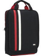 Case Club 15.6 inç Kumaş Sırt Laptop Çantası Beyaz-Kırmızı