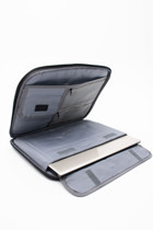 Ççs 71423 15-15.9 inç Polyester Su Geçirmez El-Omuz Laptop Çantası Gri