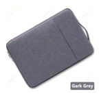Gubisi A2442-A1466-A136 13.3-14 inç Kumaş Su Geçirmez Kılıf Laptop Çantası Koyu Gri