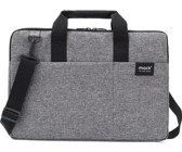 Mack City MCC-702 14.1 inç Kumaş Su Geçirmez El-Omuz Laptop Çantası Gri