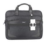 Case Club 15.6 inç Kumaş Su Geçirmez El-Omuz Laptop Çantası Siyah
