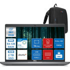 Dell Latitude 5440 544014EMEAVPU08 Dahili Iris Xe Graphics Eligible Intel Core i7 1370P 64 GB Ram 2 TB SSD 14 inç Full HD Ubuntu Laptop + Zetta Çanta