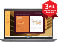 Dell Latitude 5550 N007L555015EMEA-VP-UBU Dahili Intel ARC Graphics Intel Core Ultra 5 125U 16 GB Ram 512 GB SSD 15.6 inç Full HD Ubuntu Laptop