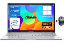 Asus Vivobook 15 X1504VA-NJ195WZ1 Dahili Iris Xe Graphics Eligible Intel Core i7 1355U 8 GB Ram 512 GB SSD 15.6 inç Full HD Windows 11 Home Laptop + Asus Mouse