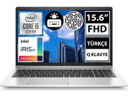 Hp EliteBook 650 G9 6S727EABT78 Dahili Iris Xe Graphics Eligible Intel Core i5 1235U 8 GB Ram 512 GB SSD 15.6 inç Full HD Windows 11 Pro Laptop
