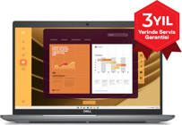 Dell Latitude 5550 N021L555015EMEA-VP-3 Dahili Intel ARC Graphics Intel Core Ultra 7 155U 32 GB Ram 1 TB SSD 15.6 inç Full HD Windows 11 Pro Laptop