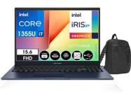 Asus Vivobook 15 X1504VA-NJ41011 Dahili Iris Xe Graphics Eligible Intel Core i7 1355U 24 GB Ram 1 TB SSD 15.6 inç Full HD Freedos Laptop + Weblegelsin Çanta