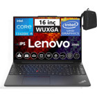 Lenovo ThinkPad E16 Gen1 TP21JN00JUTX02 Dahili UHD Graphics Intel Core i5 13420H 8 GB Ram 512 GB SSD 16 inç Full HD Freedos Laptop + Zetta Çanta
