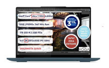 Lenovo Yoga Pro 7 14IMH9 83E200AQTR Dahili ARC Graphics Intel Core Ultra 7 155H 32 GB Ram 1 TB SSD 14.5 inç Full HD Freedos Laptop