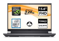 Dell G15 5530 G155530005U Harici GeForce RTX 3050 Intel Core i7 13650HX 16 GB Ram 512 GB SSD 15.6 inç Full HD Freedos Gaming Laptop
