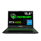 Monster Abra A5 V20.4 Harici GeForce RTX 4050 Intel Core i5 12450H 16 GB Ram 500 GB SSD 15.6 inç Full HD Freedos Gaming Laptop