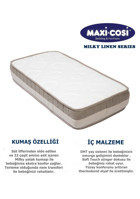 Maxi Cosi Milky Dikdörtgen Sünger Ortopedik 90x150 cm Beşik Yatağı