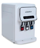 Aquaplus Arıtmalı Sıcak-Soğuk Buz Makineli Sensörlü Beyaz Mini Tezgah Üstü Su Sebili