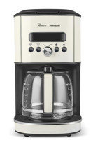 Homend Jumbo X Zaman Ayarlı Paslanmaz Çelik Filtreli Karaf 1 lt Hazneli 12 Fincan 1050 W Krem Filtre Kahve Makinesi