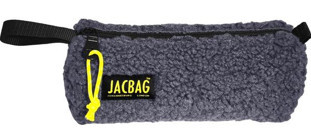 Jacbag Teddy Prıme Gri Peluş Bez Tek Gözlü Düz Silindir Cüzdan Kalem Kutusu
