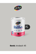Filli Boya Aqua Reno Su Bazlı Plastik Mat İç Cephe Boyası 0.75 lt Andezit