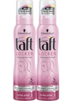 Schwarzkopf Taft Locken Dalgalı-Kıvırcık Saçlar İçin Şekillendirici Hacim Veren Saç Köpüğü 2x150 ml