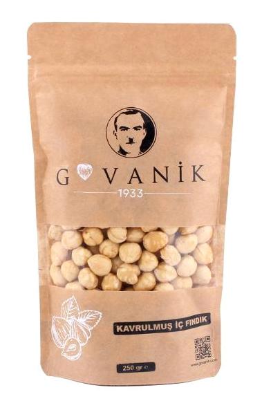 Govanik Çifte Kavrulmuş Tuzsuz Tane Fındık İçi 250 gr