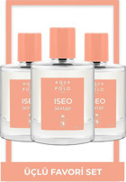 Aqua Di Polo 1987 Iseo EDP Amber-Fresh-Odunsu Kadın Parfüm 3x50 ml