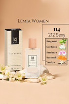 Lemia EDC 114 212 Sexy Amber-Aromatik-Yeşilelma Kadın Parfüm 50 ml