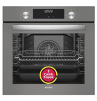 Simfer MFB0-6-SB8222-SMF 76 lt A Enerji Sınıfı Dijital Ocaksız Tam Boy Ankastre Fırın Gri