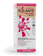Solante Telerubor Tinted Renkli 50 Faktör Tüm Ciltler İçin Nemlendirici Kapatıcılı Suya Dayanıklı Yüz Güneş Losyonu 150 ml