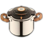 Tefal Clipso Precision Clipso Kapak İndüksiyon 6 lt Düdüklü Tencere Kahverengi